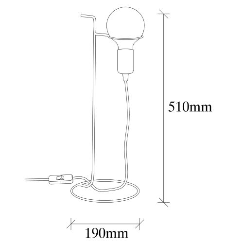 Pota - 3674 Crna Stona Lampa slika 6