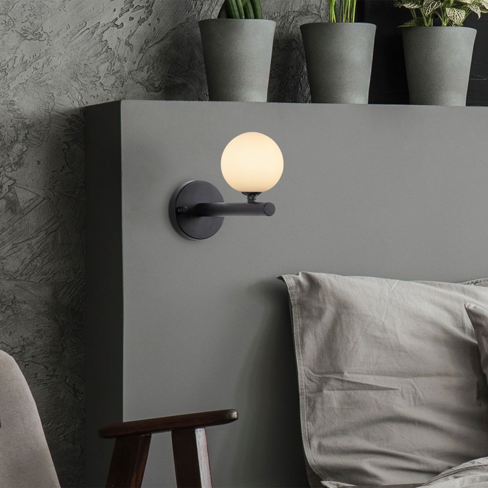 Zidna lampa Domino - 11033 u crno-bijeloj boji slika 2