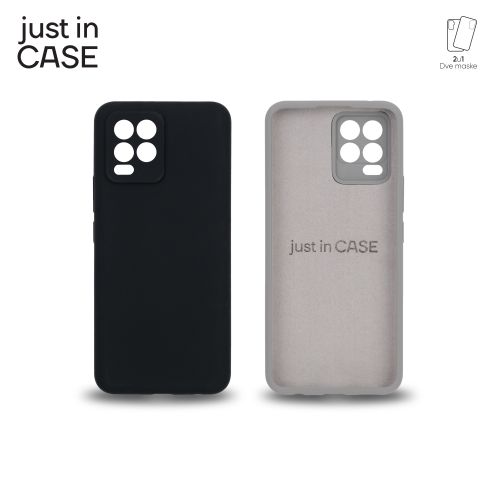 2u1 Extra case MIX PLUS paket CRNI za Realme 8 slika 2