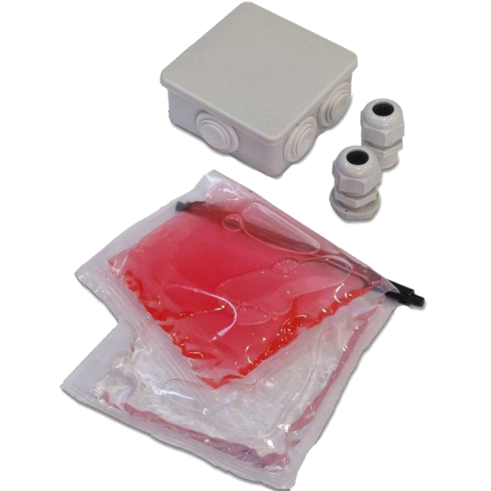 Famatel Razvodna kutija nadžbuk 80x80, vodonepropusna, IP68+ GEL - 3002-GL slika 1
