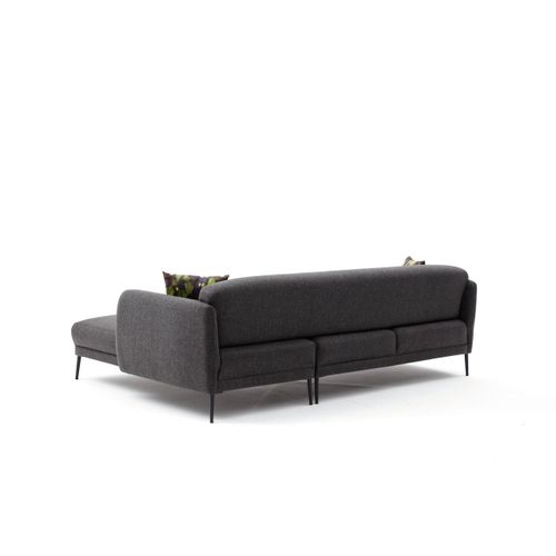 Atelier Del Sofa Kutna garnitura na razvlačenje, Antracit, Venus R - Anthracite slika 11