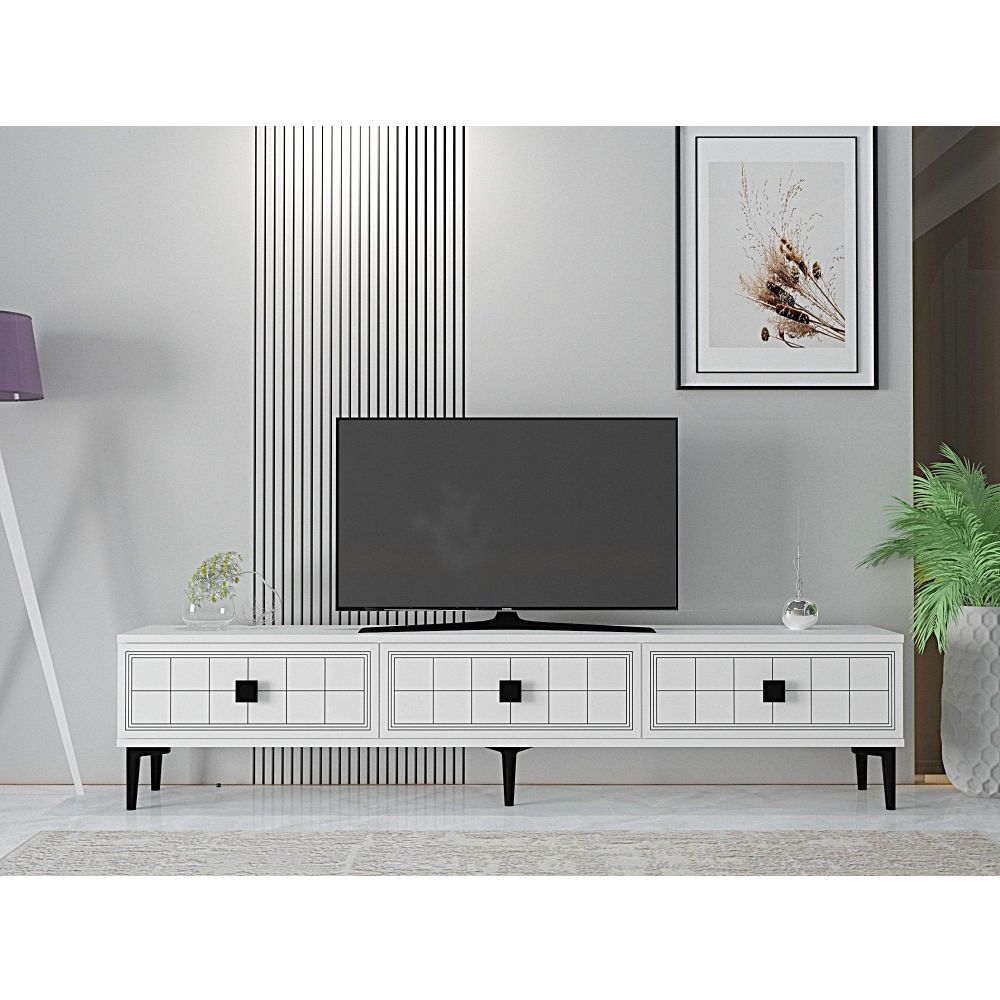 TV Stalak Yuka 180 u Bijeloj Boji slika 1