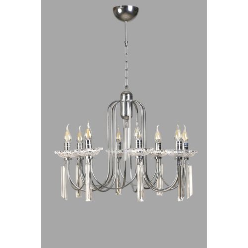 Kontes 8753-2 Chrome Chandelier slika 3