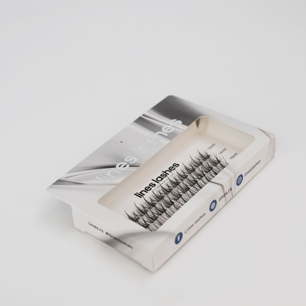 LINES Parcijalne trepavice - Set od 30 snopića slika 2