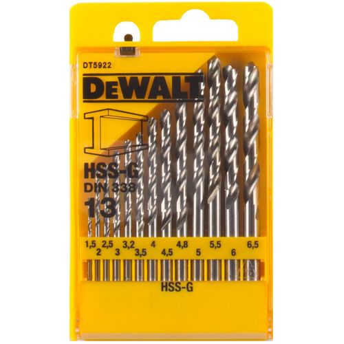 Dewalt DT5922 garnitura svrdla za metal 1,5-6,5  slika 1