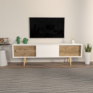 Ecrin - White, Walnut White
Walnut TV Stand