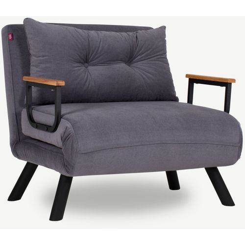 Atelier Del Sofa Fotelja na razvlačenje SANDO sivi, Sando Single - Grey slika 2