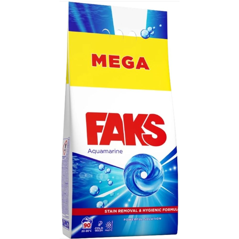 Faks Aqua deterdžent za veš u prašku 8,1kg/ 90 pranja slika 1