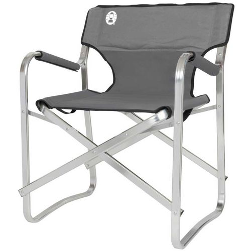 Coleman Stolica Deck Folding Chair, Siva slika 1