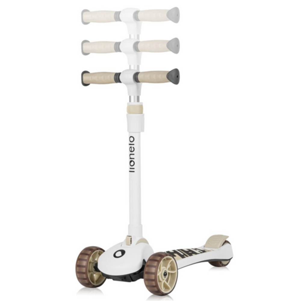 Lionelo Romobil sa LED svjetlima 2U1 Franky, Beige slika 6