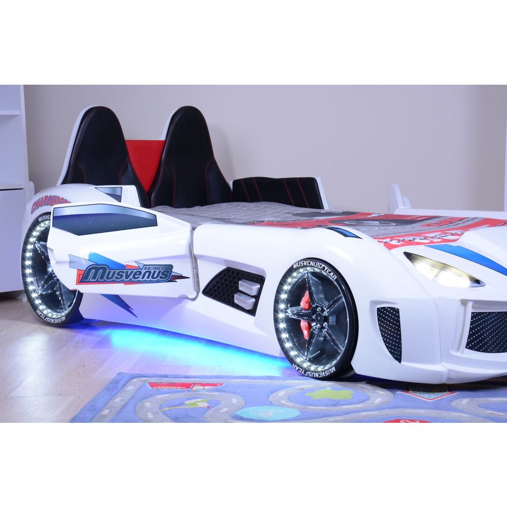 Mnv3 - Bijeli Višenamjenski Krevet za Automobil slika 3