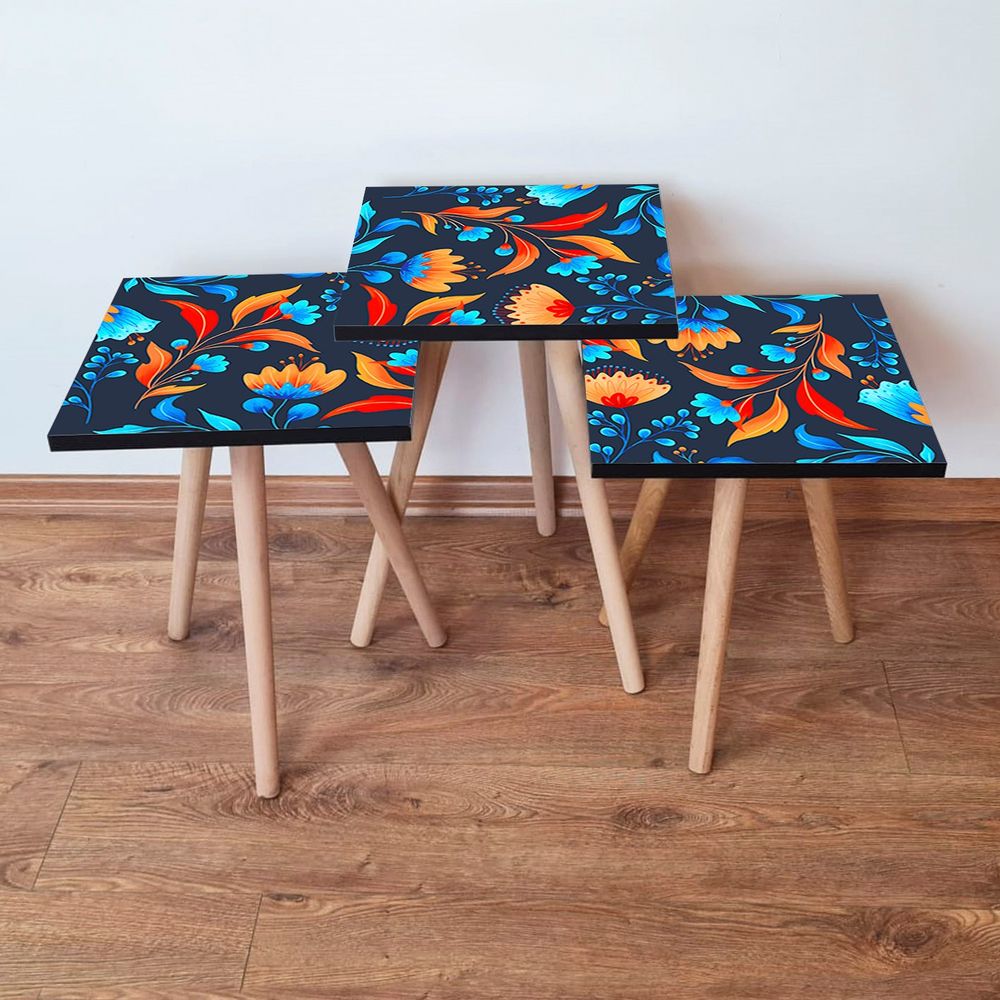 Nesting stolovi 3Shp166 - (3 komada) - boje: višebojni slika 1