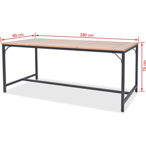 Blagovaonski stol od pepela 180 x 90 x 76 cm slika 51