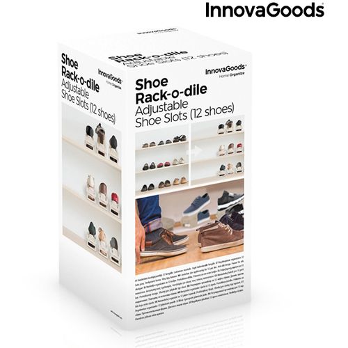 InnovaGoods Shoe Rack podesivi stalak za obuću 26x7-19x10cm za 6pari slika 5