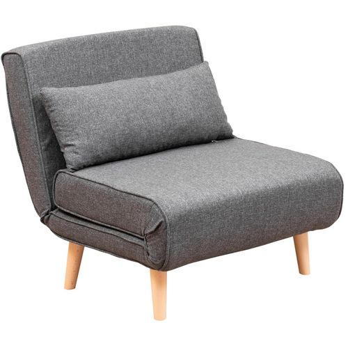 Atelier Del Sofa Fotelja na razvlačenje, Tamno siva, Folde Single - Dark Grey slika 8