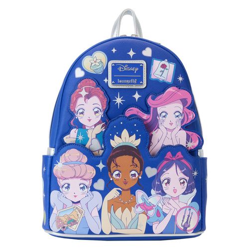 Loungefly Disney Princess Manga Stil Ruksak 26cm slika 1