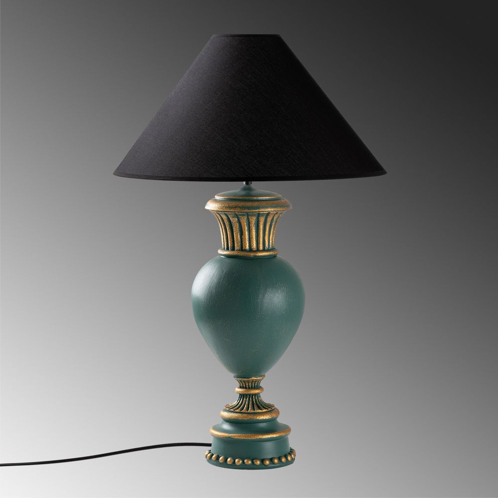ELEGANZE-5321 Zelena i Crna Stočna Lampa slika 6