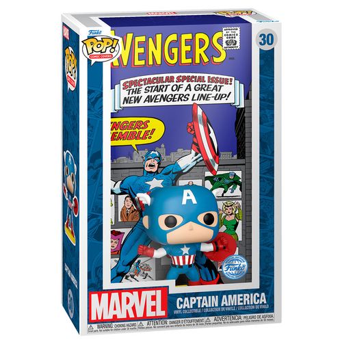 POP figure Comic Cover Marvel Avengers Captain America Exclusive slika 1