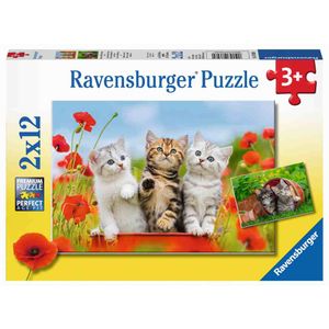 Ravensburger Puzzle mace 2x12kom