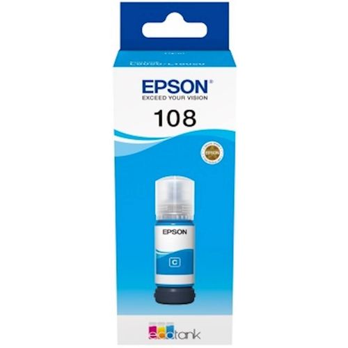 Tinta Epson 108 EcoTank Cyan slika 1