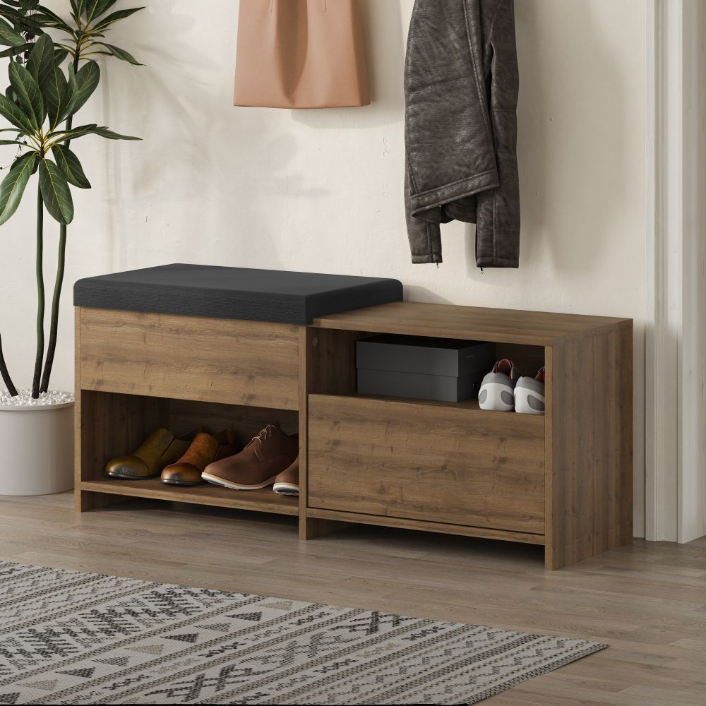 Filux Bench - Moderna klupa sa prostorom za obuću slika 2
