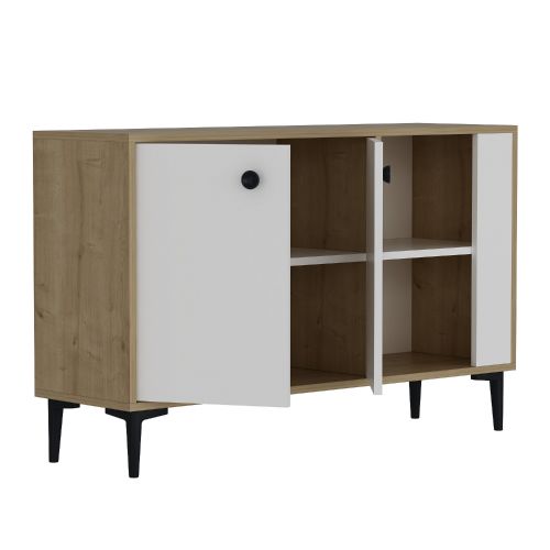 Woody Fashion Konzola, Sahra - Sapphire Oak, White slika 4