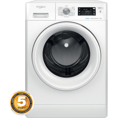 Whirlpool mašina za pranje veša FFB 9458 WV EE, ima kapacitet pranja 9 kg veša i ima 1400 rpm obrtaja centrifuge.
Ekskluzivna 6th SENSE tehnologija, koja dinamički prilagođava postavke za svaku konkretnu količinu veša, obezbeđujući idealnu negu svih tkanina.
