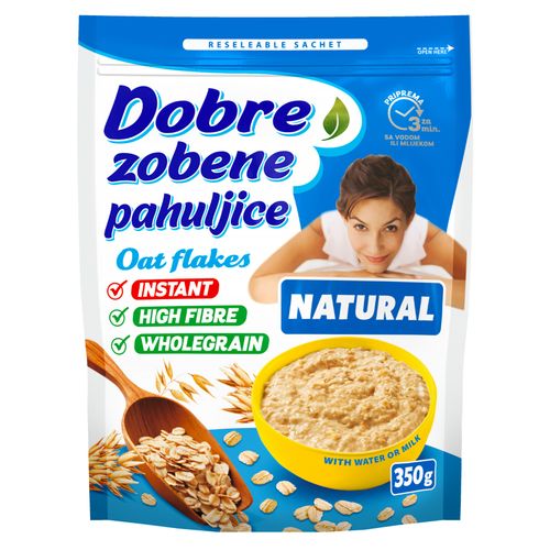 Dobre zobene pahuljice natural 350g slika 1