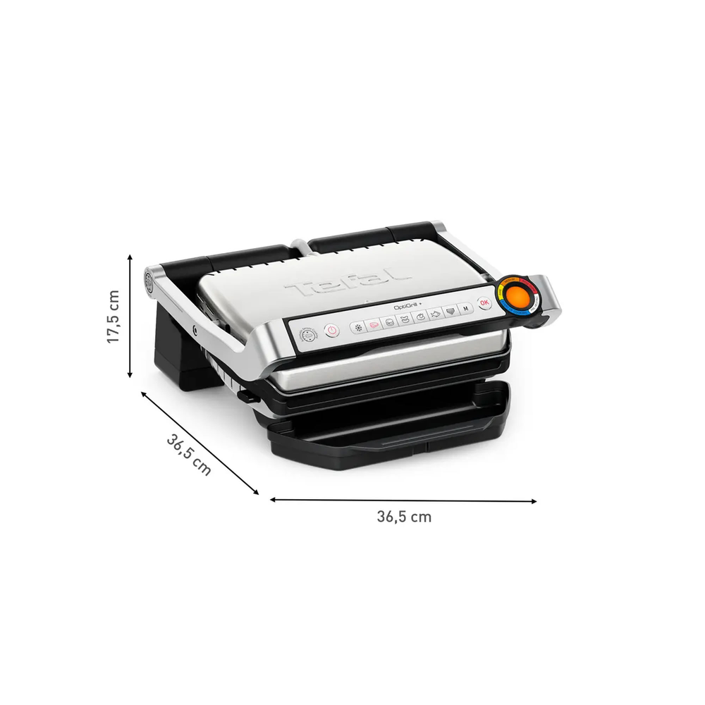TEFAL Roštilj / Optigrill + Tefal hvataljke GC718D10, 2000 W slika 4