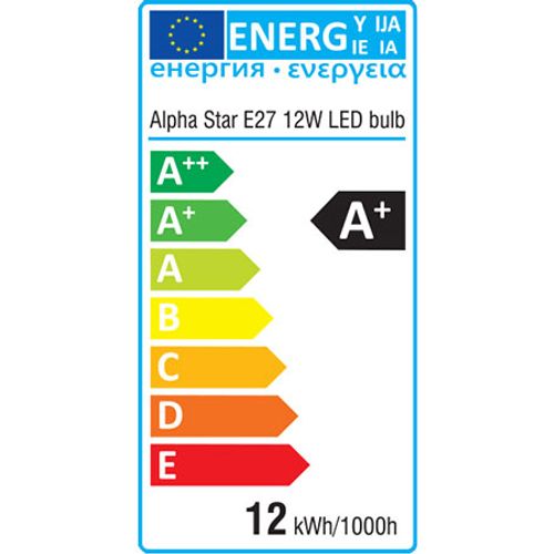 Alpha Star E27 12W NB LED Sijalica 4000K/1050Lm/220V,Bela slika 2