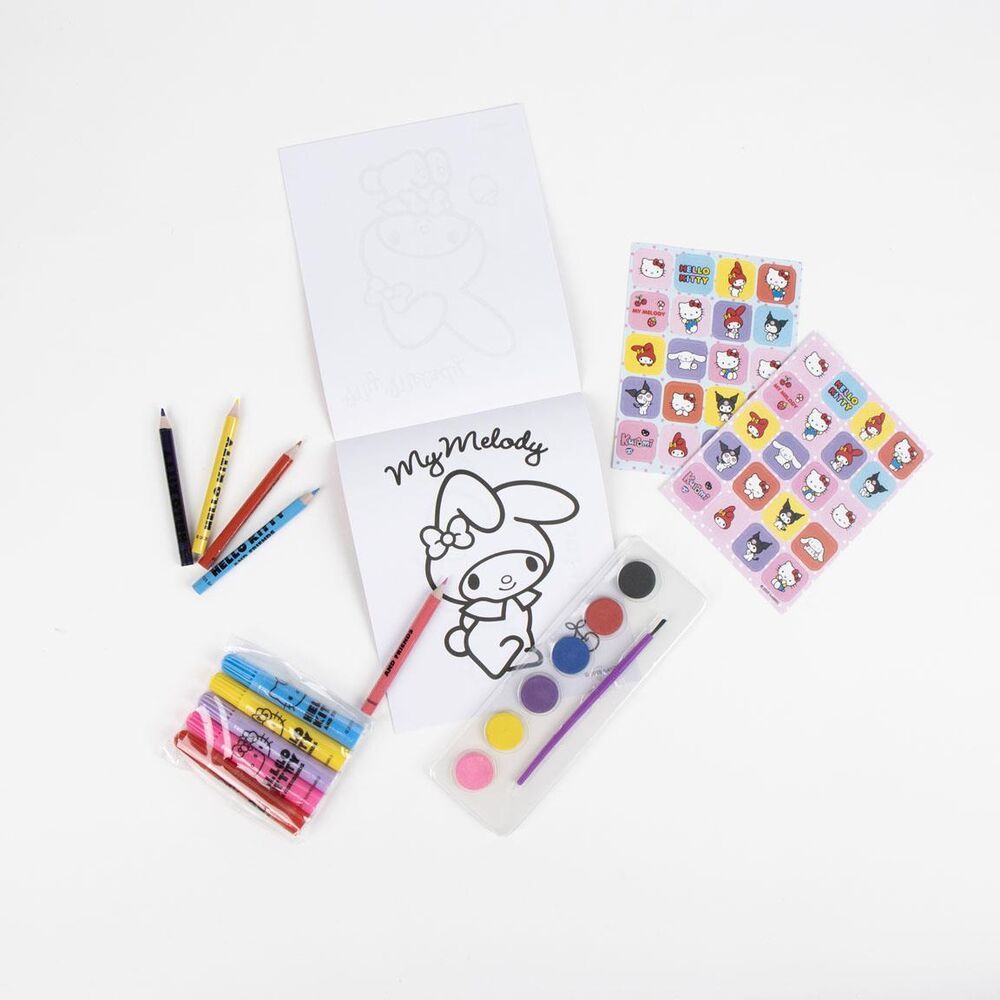 Hello Kitty Ruksak sa Setom Školskog Pribora slika 6