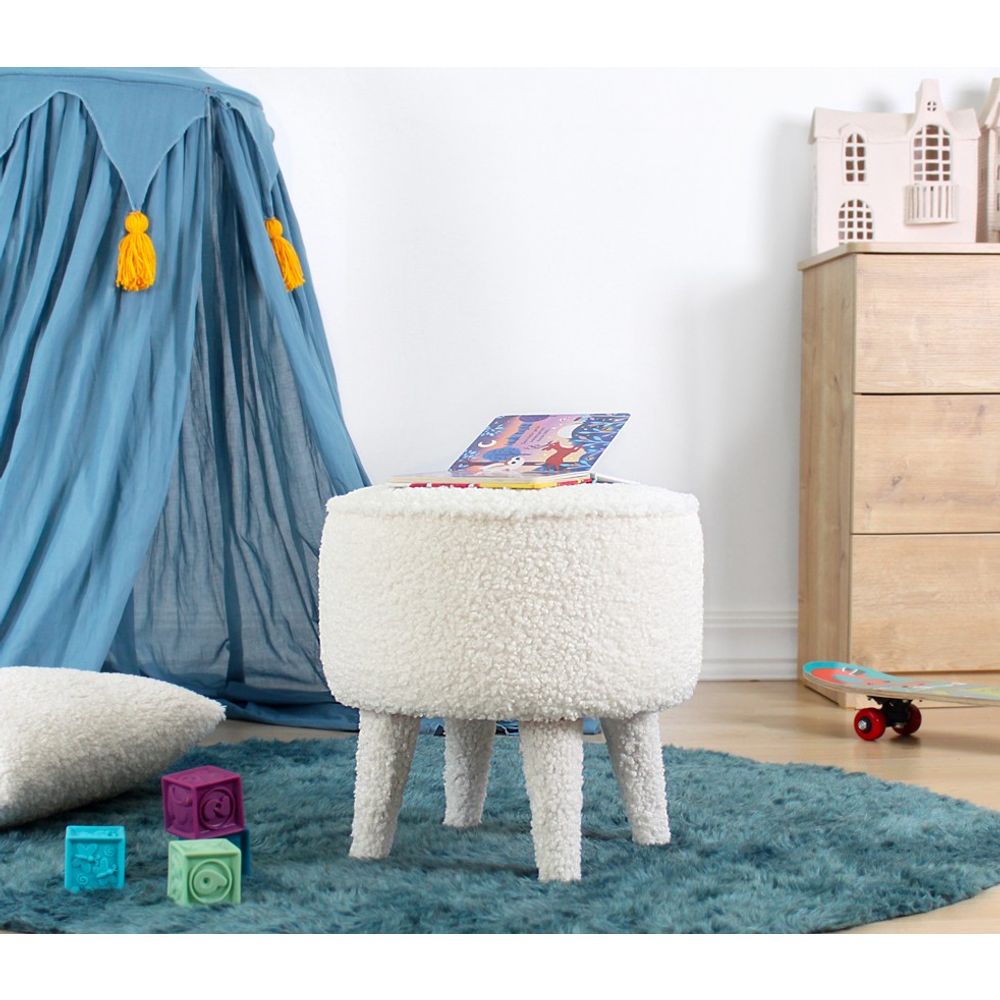 Moouv 3336 - Bijeli Pouf slika 2