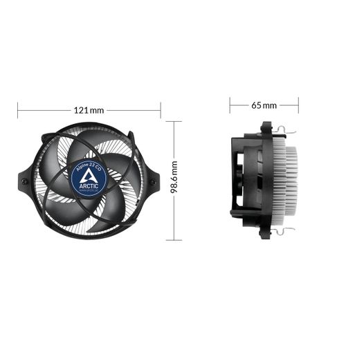 ARCTIC Alpine 23 CO, hladnjak za AMD desktop procesore slika 4