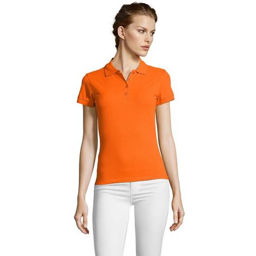 PEOPLE ženska polo majica sa kratkim rukavima - Narandžasta, S  slika 1