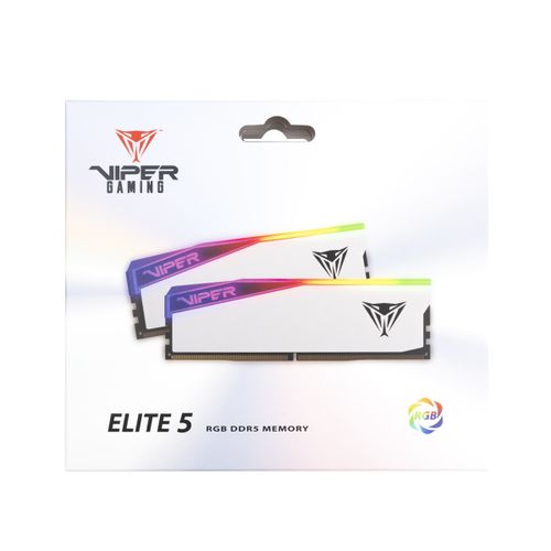 Patriot Viper Elite 5 RGB Kit 64GB (2x32GB) DDR5-6200 DIMM PC5-49600 CL42, 1.35V slika 6