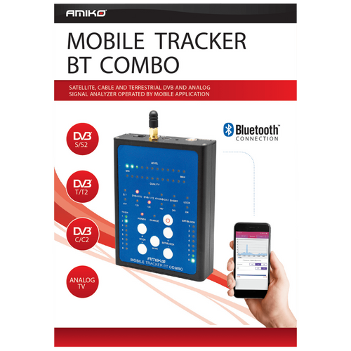 Amiko Instrument mjerni, DVB-S2/T2/C, Bluetooth - Mobile Tracker BT Combo slika 2