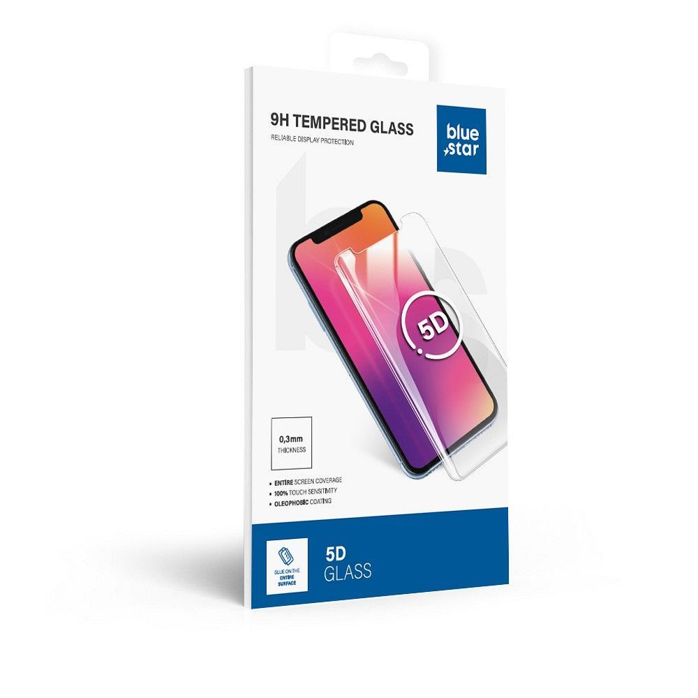 Kaljeno staklo za Xiaomi Redmi Note 15 4G / Note 15 5G Blue Star 5D crno slika 3