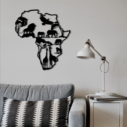 Wallity Metalna zidna dekoracija African 2 slika 4