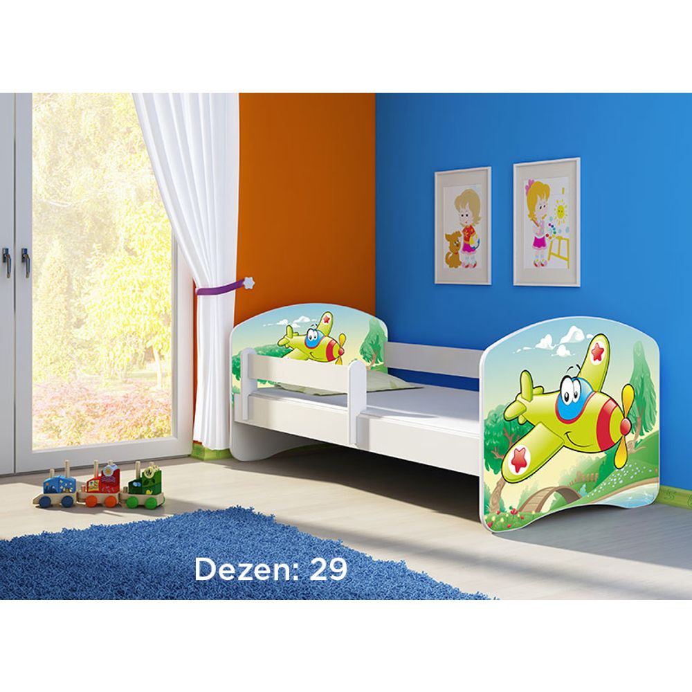 ACMA Dječiji krevet Acma II White - 140x70cm - Dezen 29 slika 2