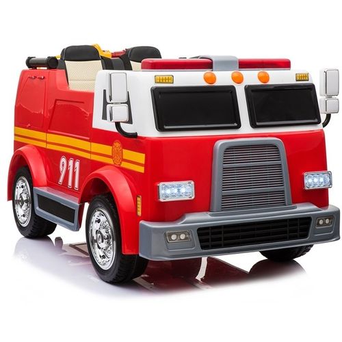Vatrogasni kamion na akumulator Fireman - crveni slika 1