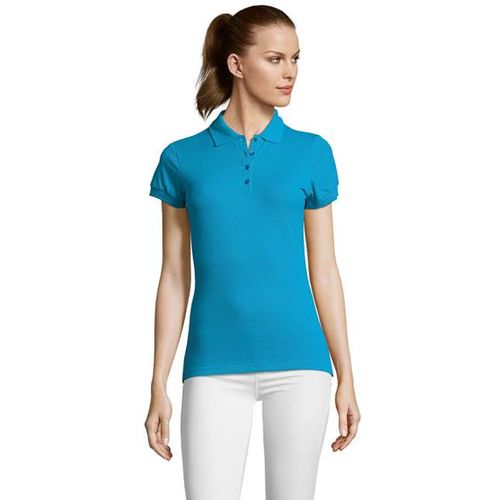 PASSION ženska polo majica sa kratkim rukavima - Aqua, XL  slika 1
