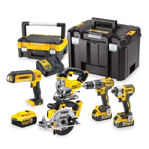 Dewalt DCK551P3T 5-dijelni set aku 18v 5.0ah baterije dewalt  slika 1