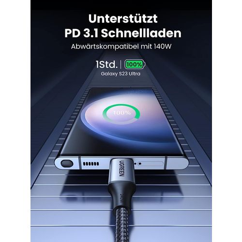 UGREEN USB-C na USB-C kabel za punjenje, 240W, 2M slika 7