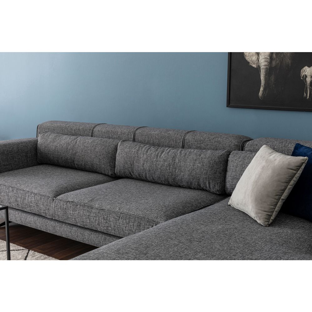 Ugaona Sofa Jivago Corner Right (L2-Chl) - Siva slika 5