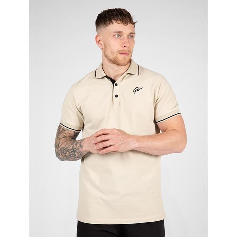 Gorilla Wear DELANO Polo majica, Bež slika 1