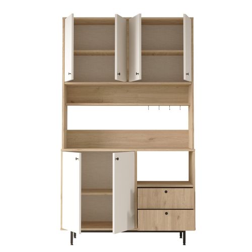 RE7-SW OakWhite Multi Purpose Cabinet slika 5