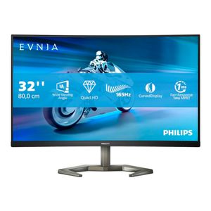 Philips 32M1C5500VL/00 Monitor 31,5" VA,zakrivljen/2560x1440/165Hz/1ms MPRT/HDMIx2,DP/freesync/crna