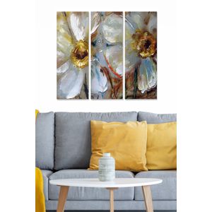 Dekorativna Slika od MDF-a u Više Boja (Set od 3 Komada)