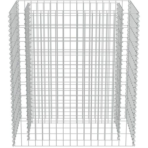 Gabionska sadilica od pocinčanog čelika 90 x 50 x 100 cm slika 28