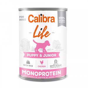 Calibra Dog Life Puppy &amp; Junior Piletina sa Pirinčem Konzerva, hrana za pse 400g
